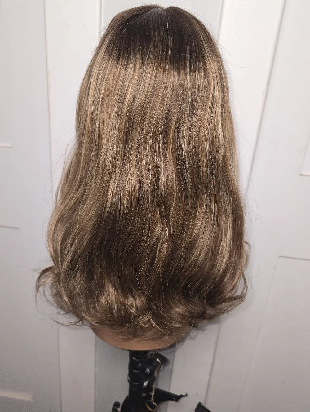 Kosher Certified Lace Top 100% Slavic European Human Hair Sheitel Wig 18in